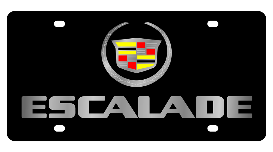 Cadillac Escalade Carbon Steel License Plate