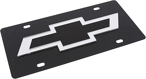 2007 Chevrolet Bowtie Carbon Steel License Plate