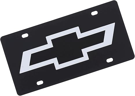 2007 Chevrolet Bowtie Carbon Steel License Plate