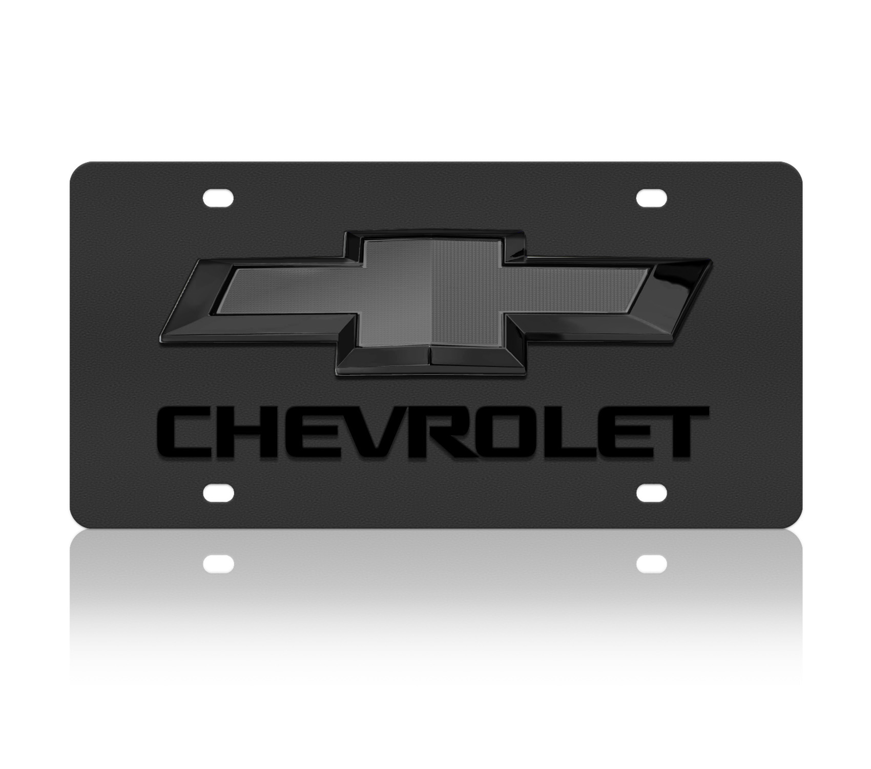 2019 Chevrolet Bowtie Carbon Steel License Plate