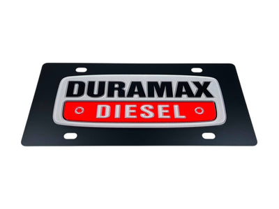 Chevrolet Duramax Diesel Carbon Steel License Plate