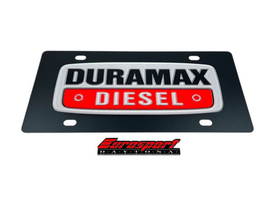 Chevrolet Duramax Diesel Carbon Steel License Plate