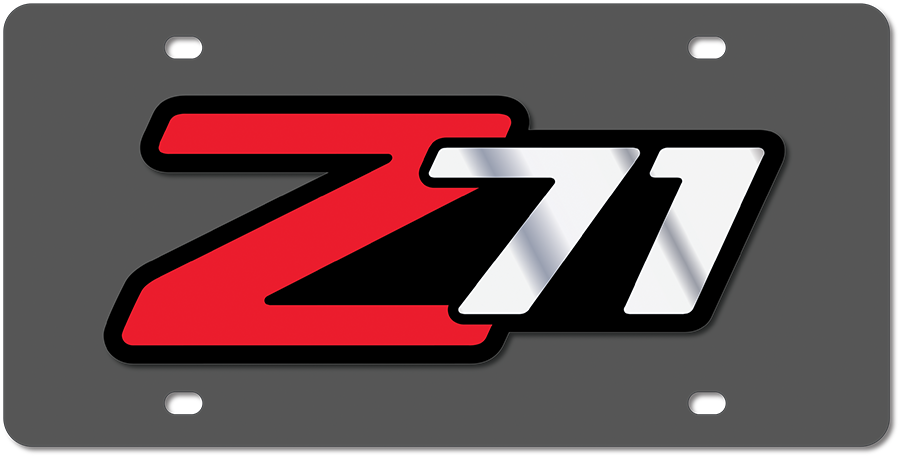 Chevrolet Z71 SUV Carbon Steel License Plate