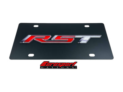 Chevrolet RST Carbon Steel License Plate