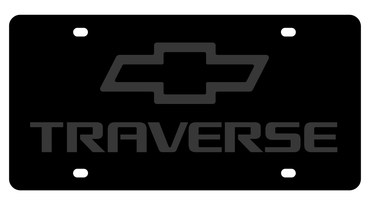 Chevrolet Traverse Carbon Steel License Plate