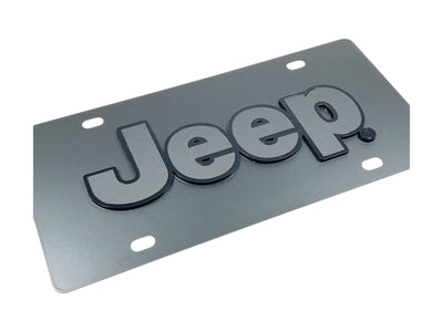 Jeep Carbon Steel License Plate