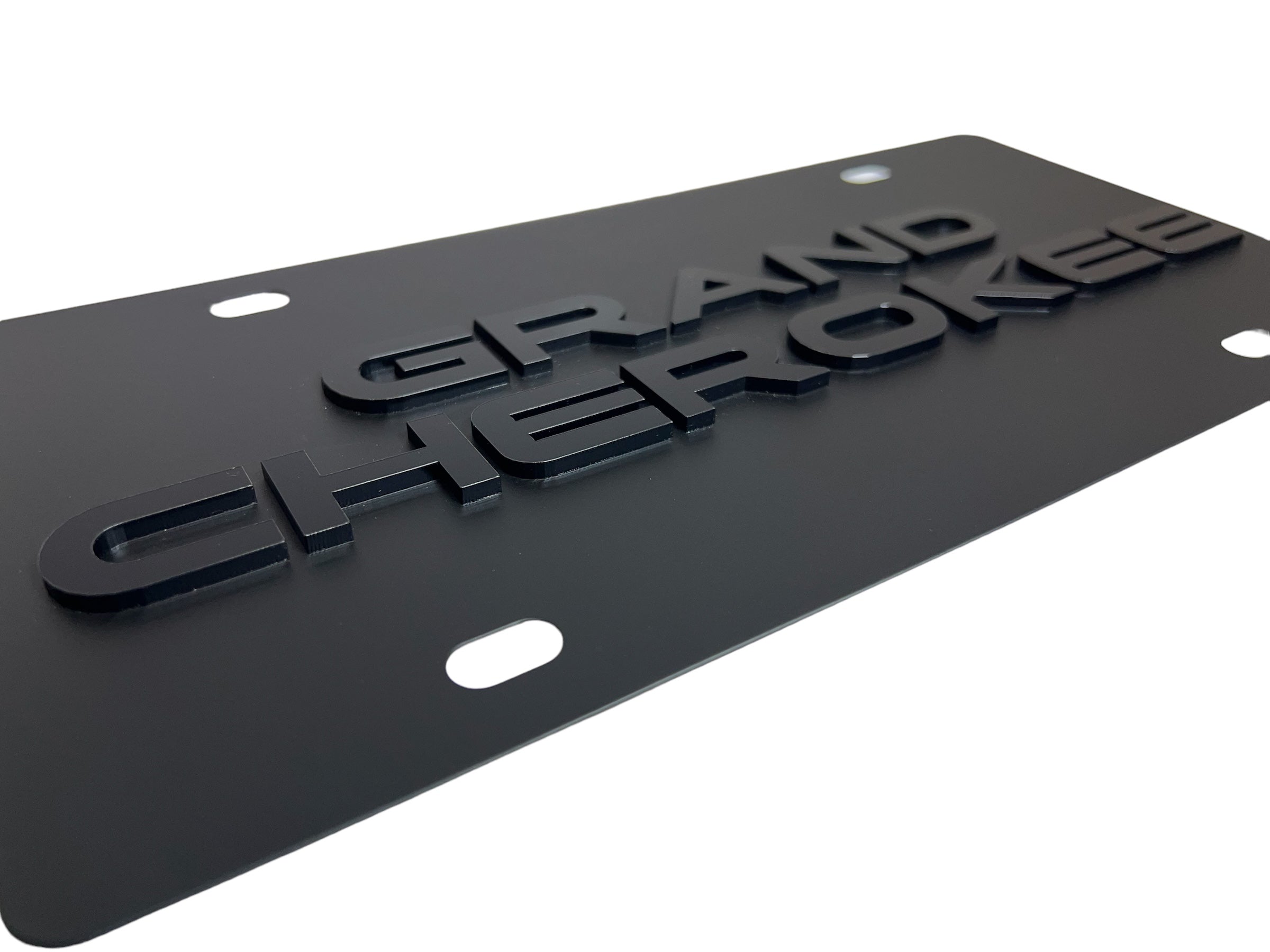 Jeep Grand Cherokee Carbon Steel License Plate