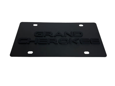 Jeep Grand Cherokee Carbon Steel License Plate