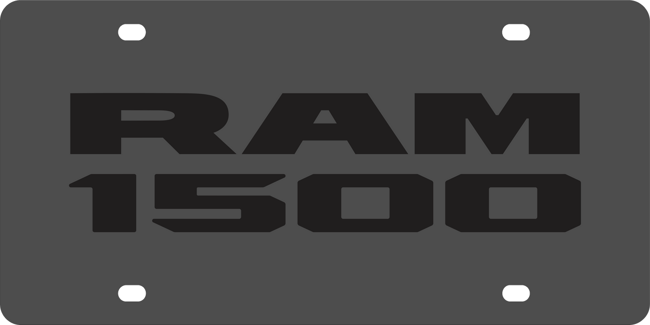 Dodge Ram 1500 Carbon Steel License Plate