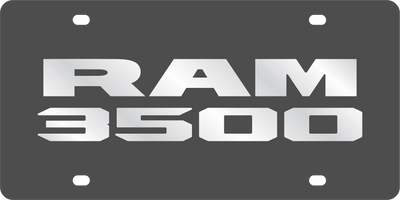 Dodge Ram 3500 Carbon Steel License Plate