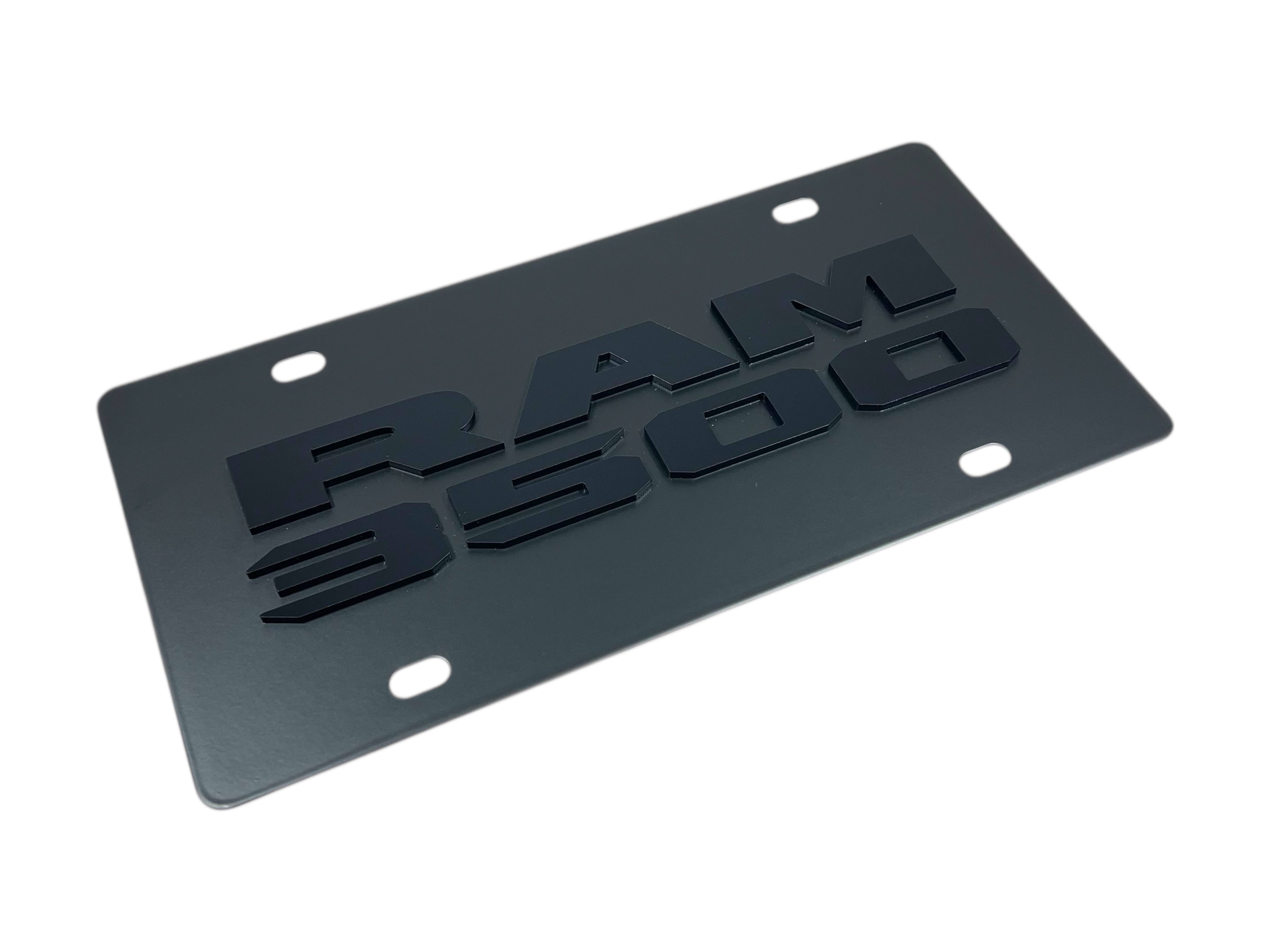 Dodge Ram 3500 Carbon Steel License Plate