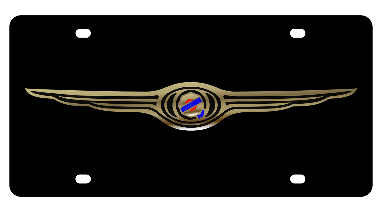 Chrysler Carbon Steel License Plate