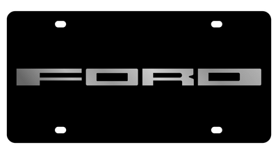 Ford Carbon Steel License Plate