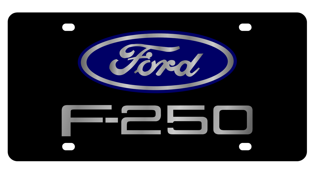 Ford F-250 Carbon Steel License Plate