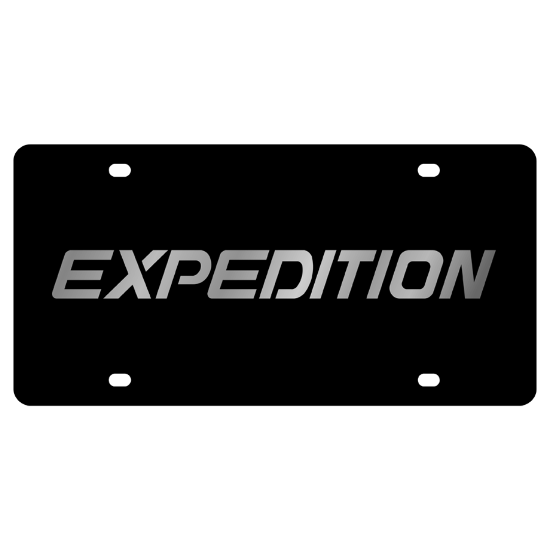Ford Expedition Carbon Steel License Plate