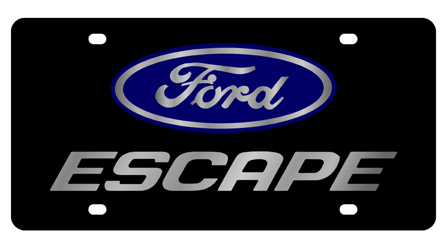 Ford Escape Carbon Steel License Plate