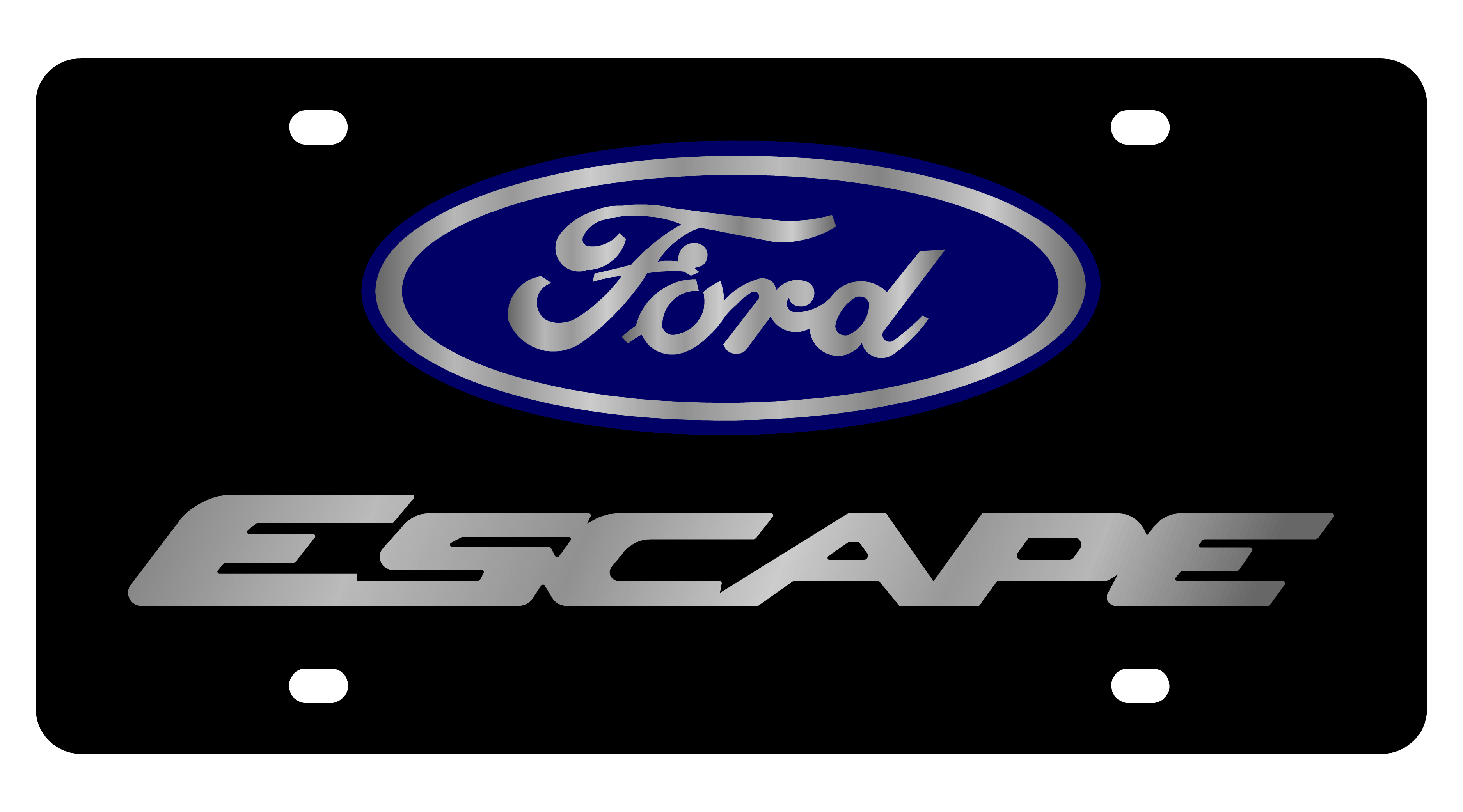 Ford Escape Carbon Steel License Plate