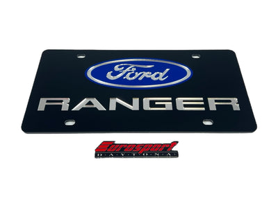 2019 Ford Ranger Carbon Steel License Plate
