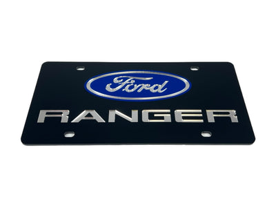 2019 Ford Ranger Carbon Steel License Plate