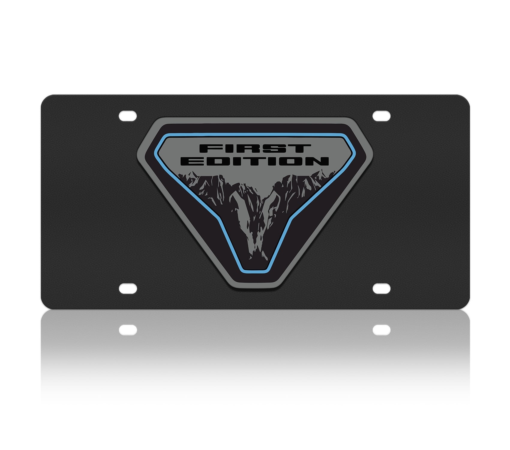 Ford Bronco First Edition Carbon Steel License Plate