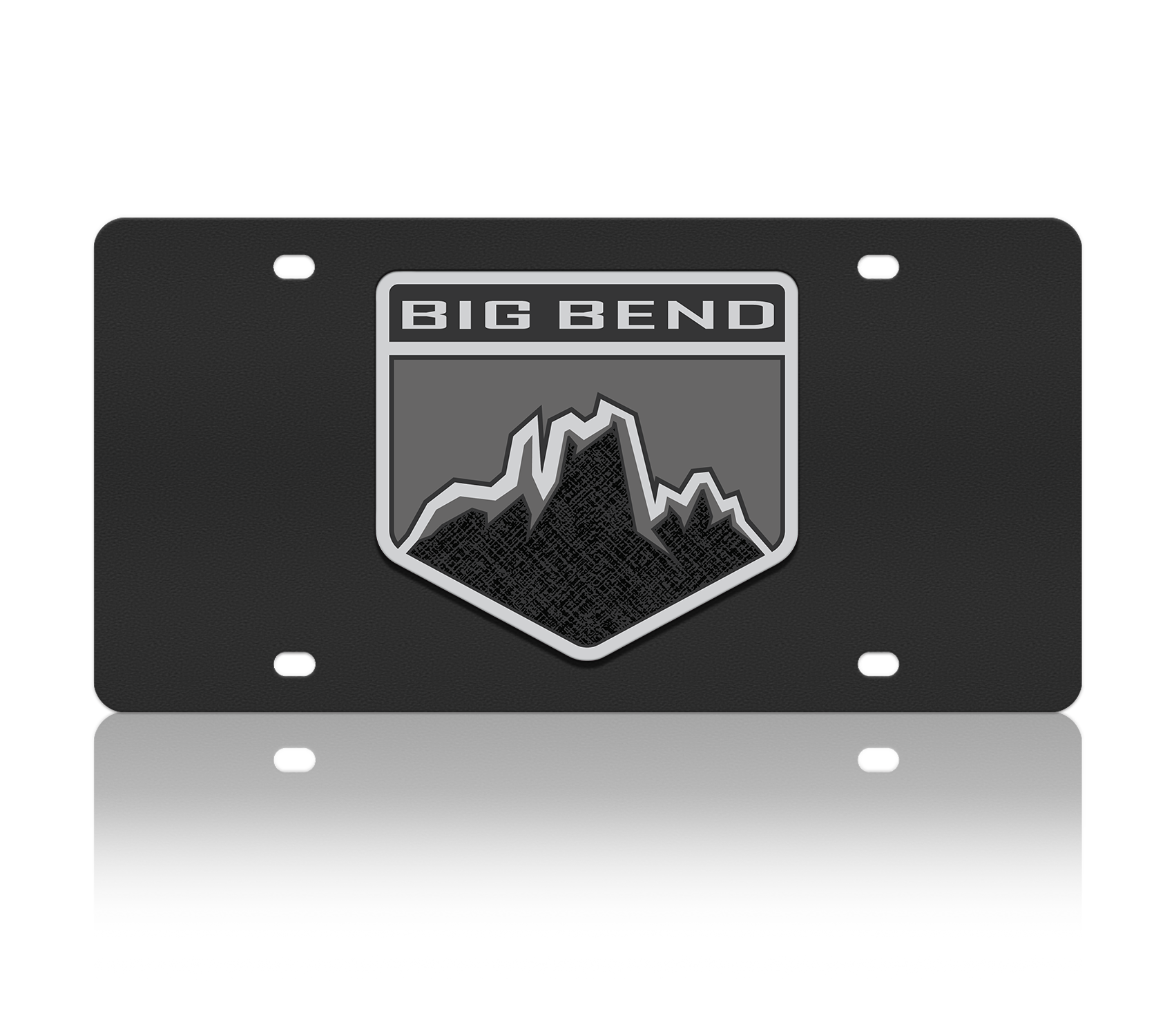 Ford Bronco Big Bend Carbon Steel License Plate