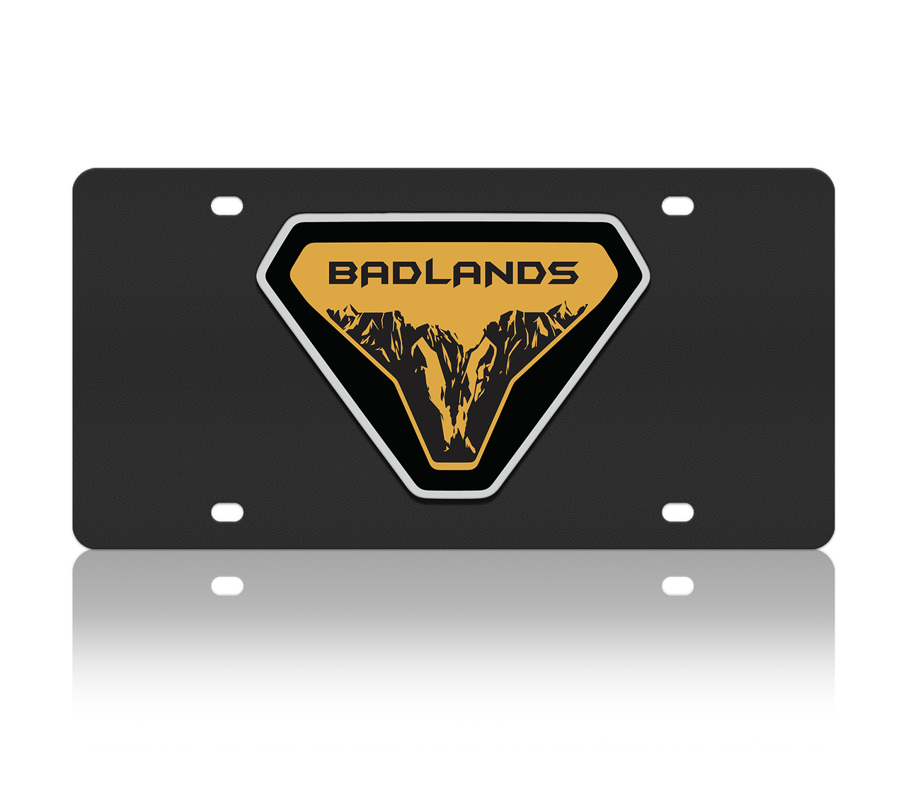 Ford Bronco Badlands Carbon Steel License Plate