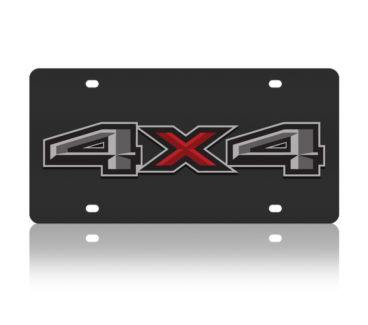 Ford 4x4 Carbon Steel License Plate