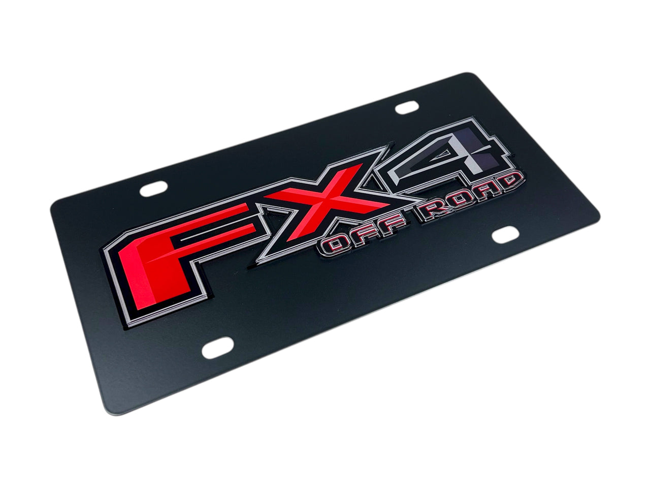Ford FX4 Carbon Steel License Plate