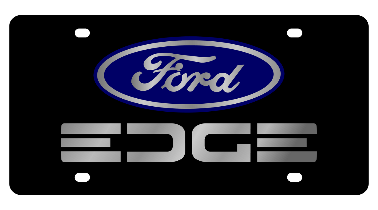 2010 Ford Edge Carbon Steel License plate