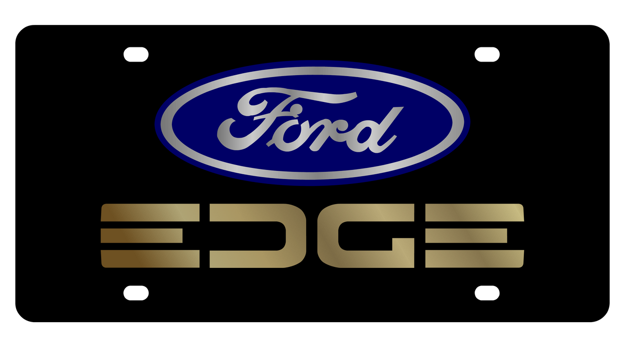 2010 Ford Edge Carbon Steel License Plate