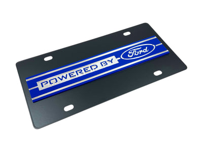 Powered By Ford Carbon Steel License Plate