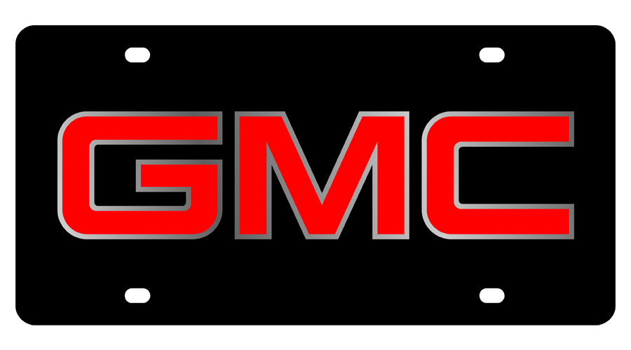 GMC  Carbon Steel License Plate