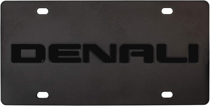2019 Denali Carbon Steel License Plate