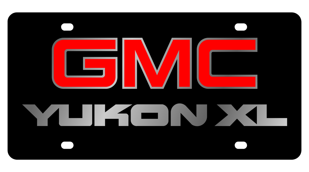 GMC Yukon XL Carbon Steel License Plate