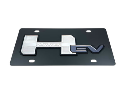Hummer EV Carbon Steel License Plate