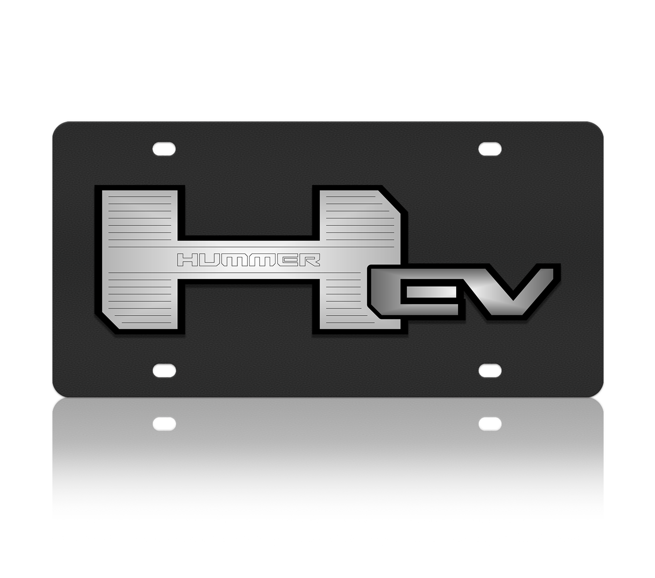 Hummer EV Carbon Steel License Plate