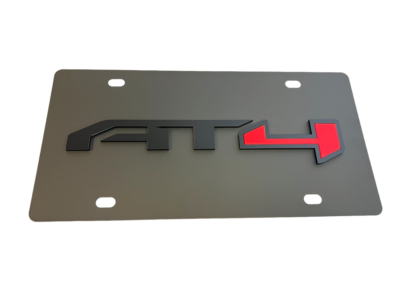 GMC AT4 Carbon Steel License Plate
