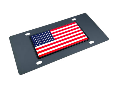 American Flag Full 50 Star License Plate