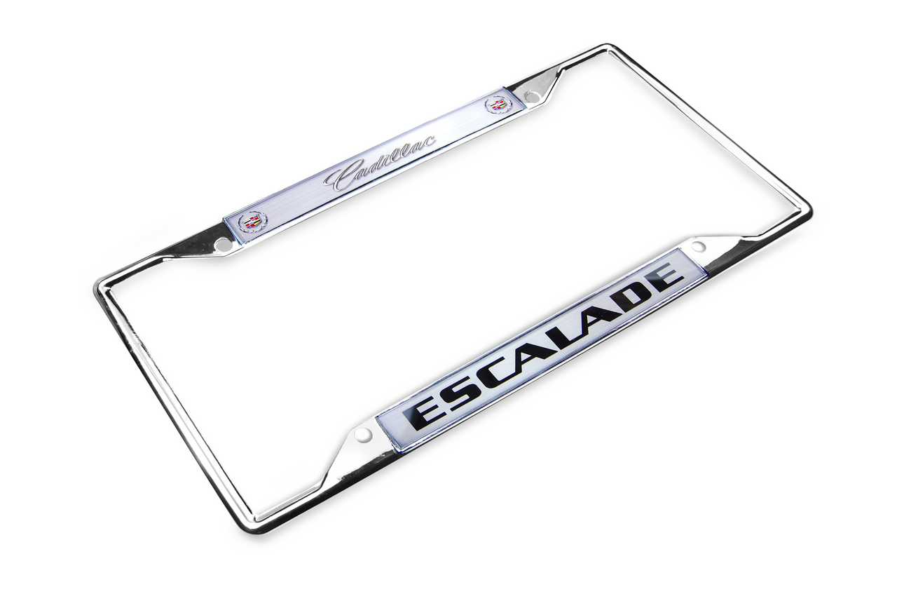 Cadillac Escalade Chrome License Plate Frame