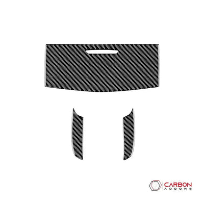 [3pcs] Real Carbon Fiber Overhead Light Trim Overlay for 2011+ Dodge Durango