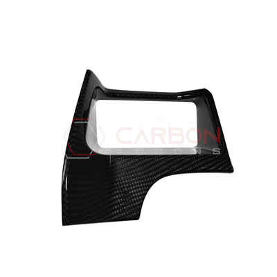 Real Carbon Fiber Left Driver Side Dash AC Vent Trim Cover For 2021+ Ford Bronco