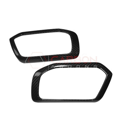 Real Carbon Fiber Interior Door Handle Trim Covers For 2021+ Ford Bronco