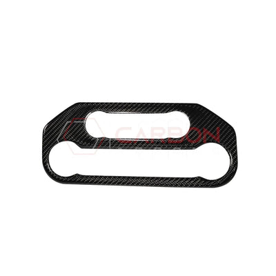 Real Carbon Fiber Radio & AC Control Panel Cover For 2021+ Ford Bronco
