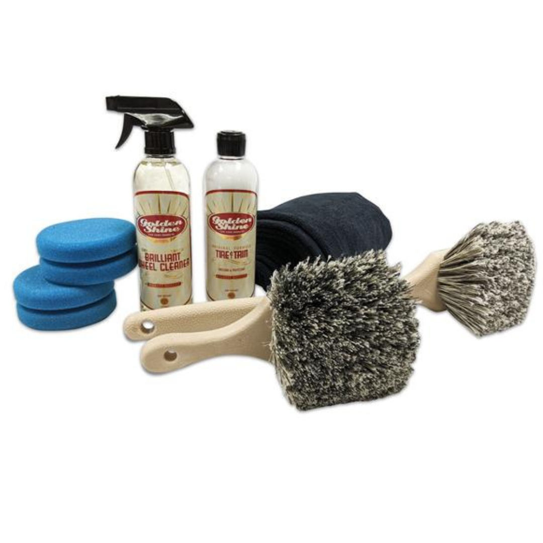 golden-shine-wheel-and-tire-detailing-kit-with-brushes-and-microfiber-1