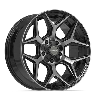 4Play 4P06 20x9 Gloss Black Brushed with Tinted Clear wheel, 5x127/5x139.7, 0mm offset