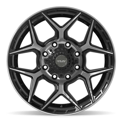 4Play 4P06 20x9 Gloss Black Brushed with Tinted Clear wheel, 8x170, 0mm offset