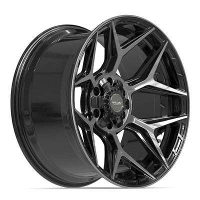 4Play 4P06 20x10 Gloss Black Brushed with Tinted Clear wheel, 6x135/6x139.7, -18mm offset
