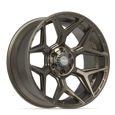 Set of 4 4Play 4P06 22x10 Satin Bronze wheel, 6x135/6x139.7, -18mm offset