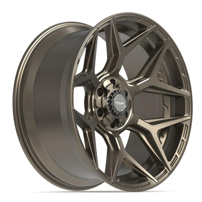 4Play 4P06 22x10 Satin Bronze wheel, 6x135/6x139.7, -18mm offset