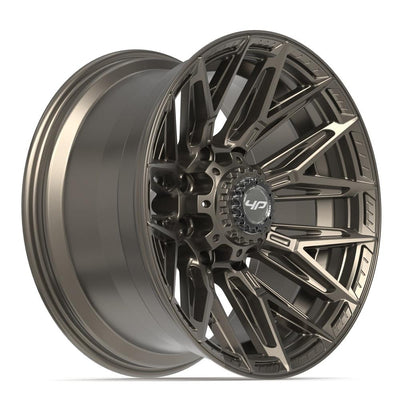 Set of 4 4Play 4P40 20x10 Satin Bronze wheel, 8x180, -18mm offset